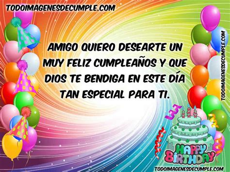 Imagen De Bendiciones Para Desear Feliz Cumpleaños A Un Amigo