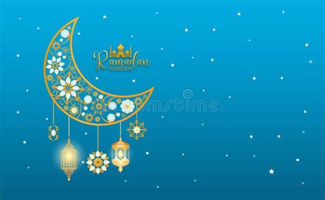 Eid Mubarak Greeting Card Illustration Ramadan Kareem Vector Wishing