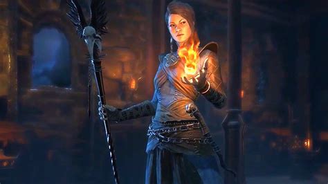 Full Gameplay Sorceress Of Diablo Iv Blizzcon 2019 Youtube