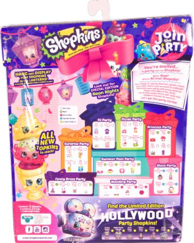 Shopkins Season 7 Join The Party Playset 15 Piece 1 Count Kroger