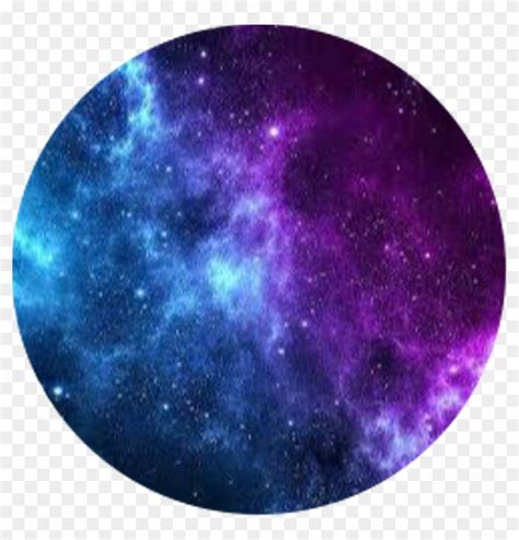 Galaxy Circle Background Blue Purple Freetoedit Hd Png Download