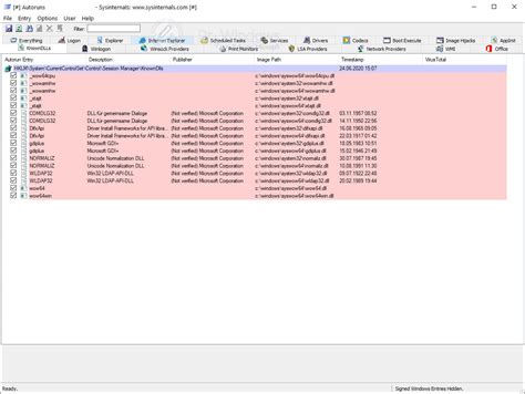 Sysinternals Autoruns Anzeige Von Autostart Programmen › Dr Windows