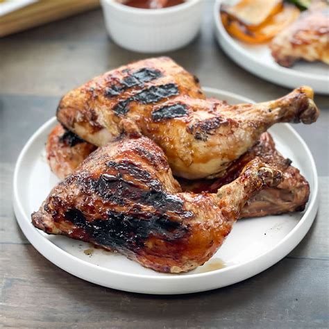 Grilled Chicken Leg Quarters Thecookful