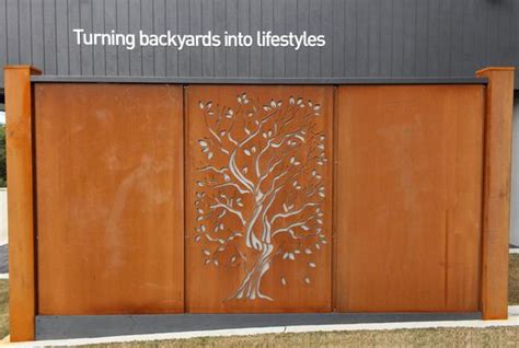 Shop our best selection of decorative outdoor privacy screens, dividers & panels to reflect your style and inspire your outdoor space. Oak Tree Corten Steel Rust Screen 1800x1200mm - Chippys ...