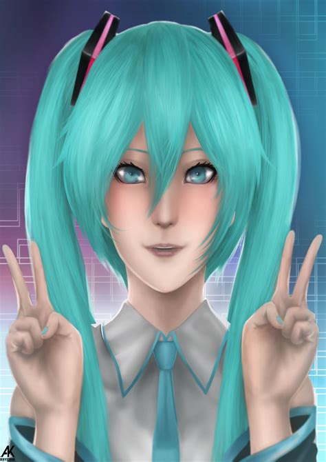 artstation hatsune miku fanart