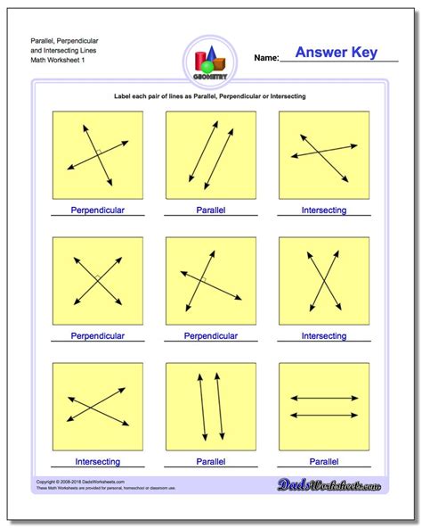 In this video, we will learn: Parallel, Perpendicular, Intersecting