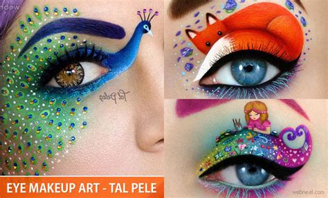 Daily Inspiration 20 Beautiful And Creative Eye Makeup Ideas And Art Works By Tal Pele Webneel