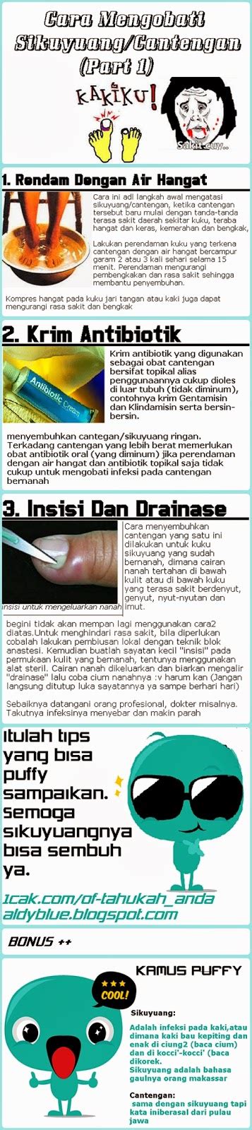 Cara Lengkap Mengobati Cantengan/Sikuyuang/Jempol Kaki ...