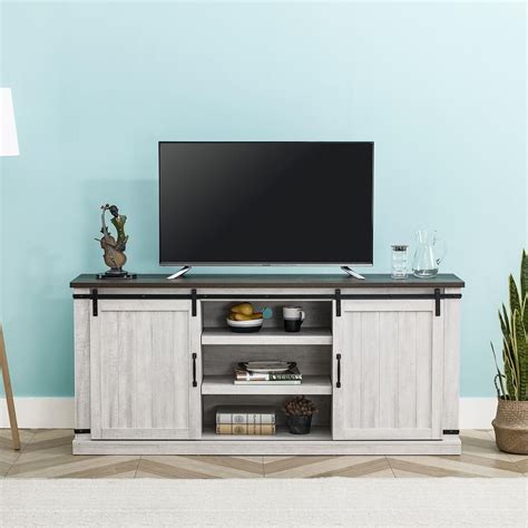 Festivo 68 In White Tv Stand For Tvs Upto 70 In White Tv Stands