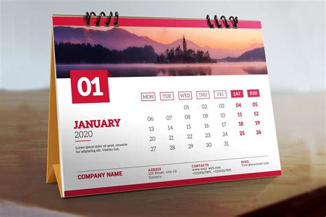 Desk Calendar 2020 Desk Calendar Design Desk Calendars Calender Design