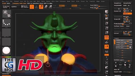 Cgi 3d Tutorial Using Layers In Zbrush By 3dmotive Youtube