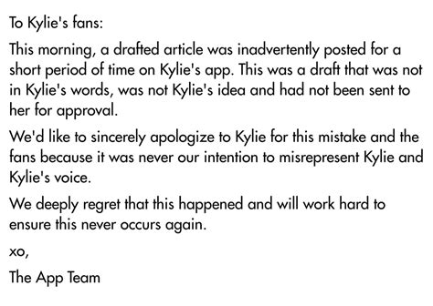 Kylie Jenner Quits Her App Kylie App Apology