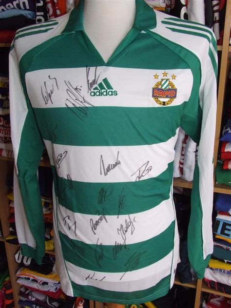 Mein herzensverein mit den besten fans. SK Rapid Wien Home Fußball-Trikots 2006 - 2007.