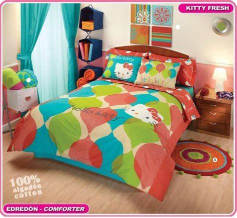 Hello kitty lightweight comforter sheet set twin size. $174.90 Hello Kitty Orange Comforter Bedding Set Full 8pc ...