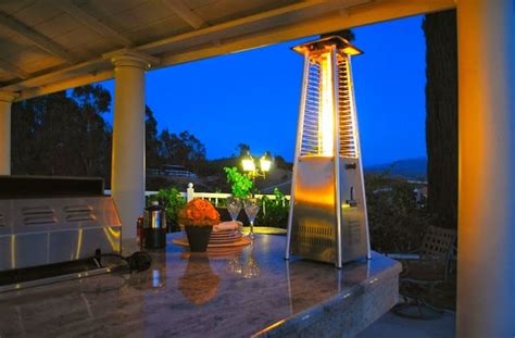 While they do come in electric versions, the propane the attractive design of this 9,500 btu propane table top patio heater from az patio heaters is a very stylish addition to your outdoor space as well. Heat up your Patio: Outdoor Space Heaters