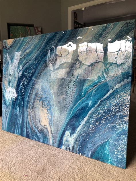 Grey resin decorative wall panel with… Large Commission | Resin wall art, Epoxy resin art, Resin ...