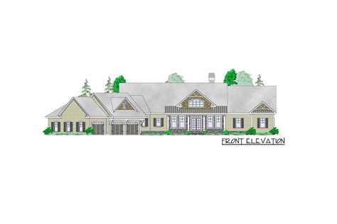 Mountain Ranch With Walkout Basement 29876rl Architectural Designs