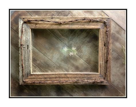11x14 Rustic Barnwood Picture Frame And Western By Menasrusticdecor