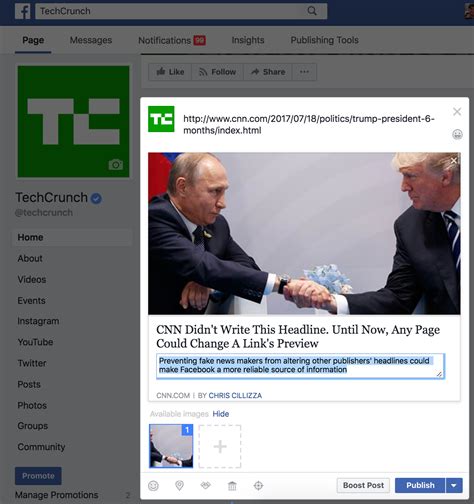 This news feed will also suggest new connections specifically for your page, whether relevant public figures. Why Can't I Edit Facebook Link Previews Anymore ...