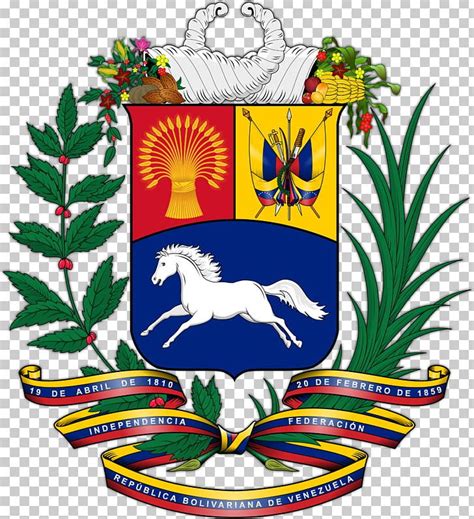 Coat Of Arms Of Venezuela Escutcheon Flag Of Venezuela Png Clipart
