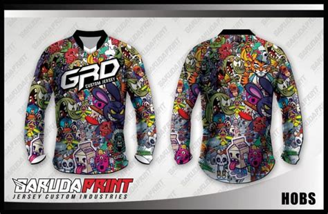 Membuat desain baju kini tidak perlu ribet lagi, karena anda bisa melakukannya secara mudah di sticker tidak hanya digunakan untuk chatting saja. Desain Baju Sepeda Downhill Hobs Motif Karakter Lucu ...