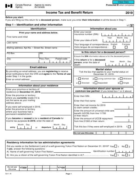 Form 5011 R Download Fillable Pdf Or Fill Online Income