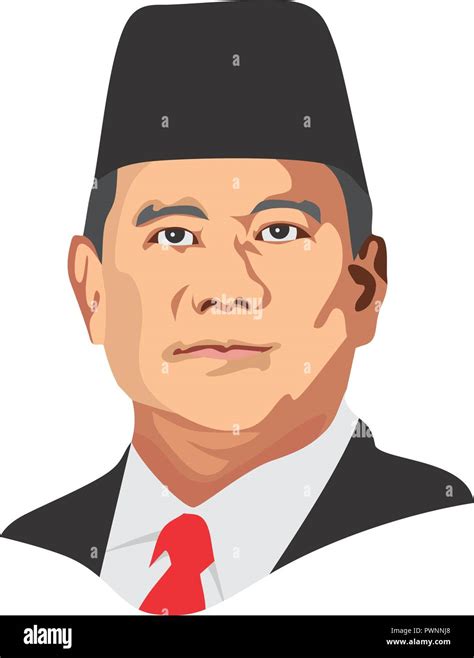 prabowo subianto president candidate of republic of indonesia 2019 stock vector image and art