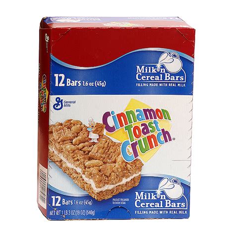 Cinnamon Toast Crunch 12ct Cereal And Snack Bars Snacks Texas Wholesale