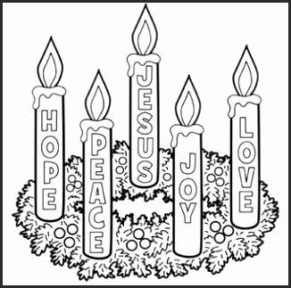 advent coloring sheets Coloring advent pages preview