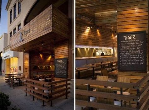 Wood Exterior Design The Tiger Restaurant By Icrave Restaurant