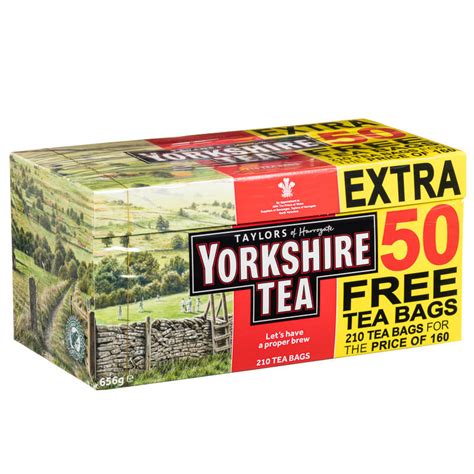 Yorkshire Tea 160s 50 Free Tea Bags Hot Drinks