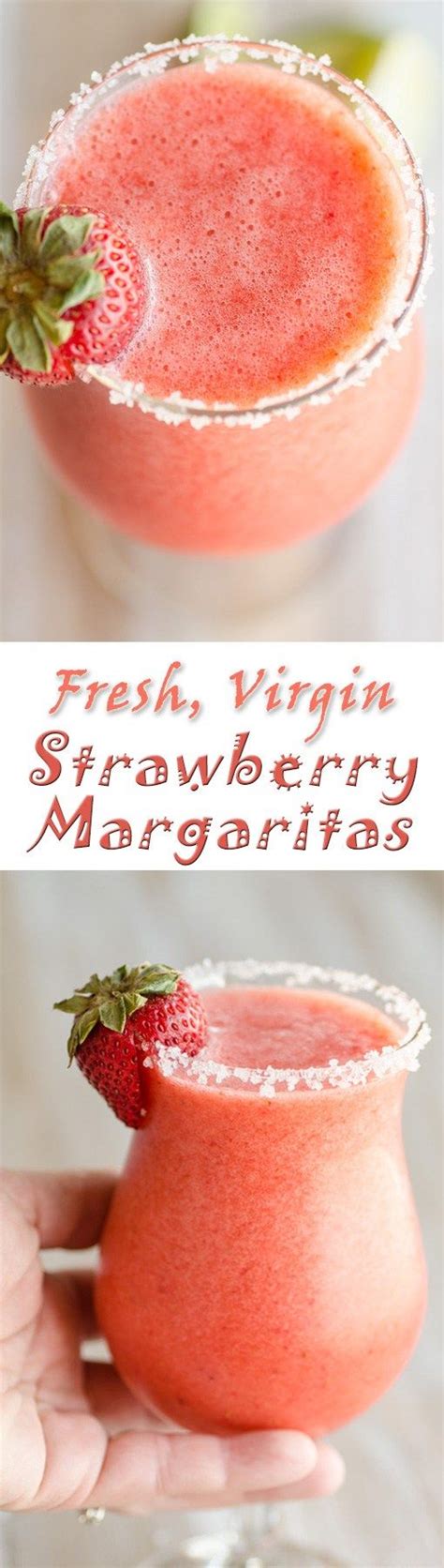 I actually have both strawberries and basil growing in my patio garden, so here's hoping i can make easy margaritas super fresh this summer! Fresh Virgin Strawberry Margaritas | Recipe | Virgin ...