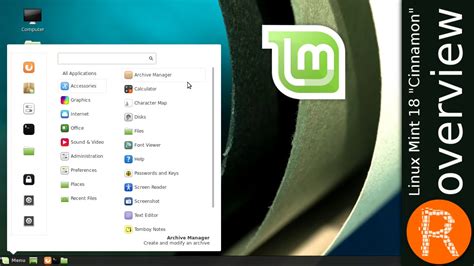 Linux Mint 18 Cinnamon Overview Sleek Modern Innovative Youtube