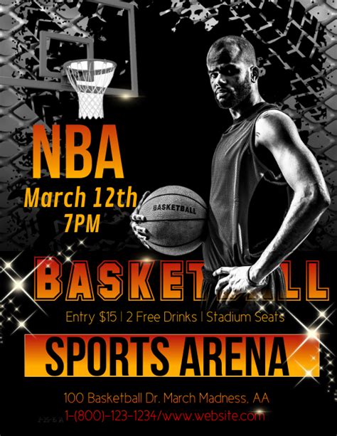 March Madness Flyer Template Postermywall