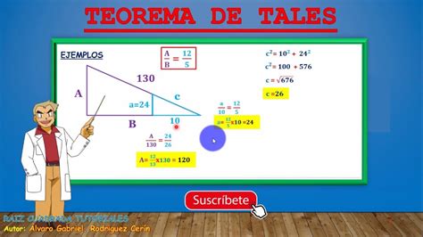 Clase 12 Problemas Y Ejercicios De Teorema De Tales Y Pitagoras Youtube