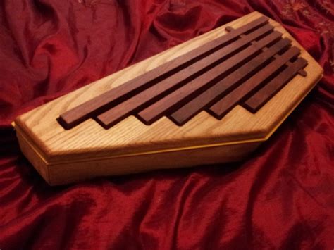 Wood Percussion Instrument Made From Oak And Jarrah Its Set To The