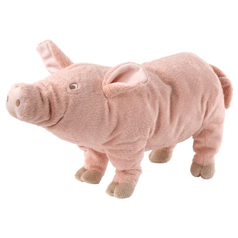 Knorrig Soft Toy Pig Pink Ikea