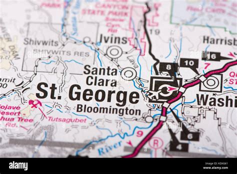 Map Of St George Utah