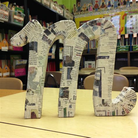 24 Diy Paper Mache Letters Guide Patterns