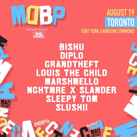 Mad Decent Block Party 2016 Toronto Embrace Presents