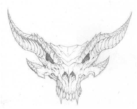 I tried laying out this tutorial as easy as possible, so. Dragon Skull Pencil art in 2020 | Drawings, Pencil drawing ...