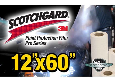 12 X 60 Genuine 3m Scotchgard Pro Series Paint Protection Film Bulk