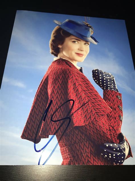 Emily Blunt Signed Autograph 8x10 Photo Mary Poppins Returns Disney In Person X1 Autographia