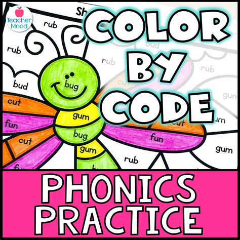Word Work Coloring Pages Phonics Worksheets Decodables Made By