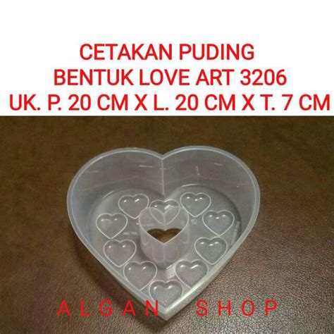Lihat halaman ini untuk rangkuman setiap bagian. Cetakan Puding Plastik Love ART 3206 Jelly Agar Coklat ...