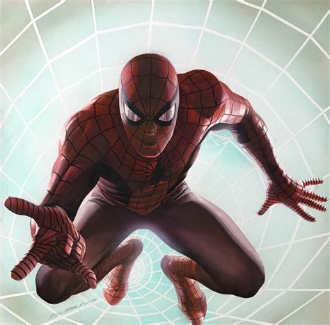Alex Ross Spider Man Rockomic Fine Art Print On Paper Artist Proof