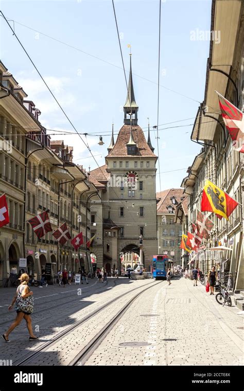 Bern Switzerland View Of Old Town Of Bern City Unesco World