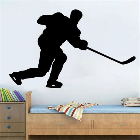 buy ice hockey sports wall decals sticker murals sport art removable self