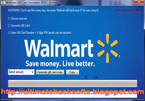 Walmart gift card generator for testing. Ultimate Hack Softwares !: Walmart Gift Card Generator 2014
