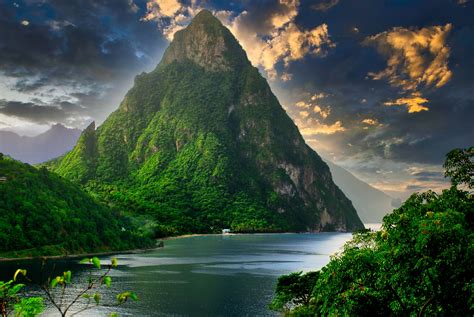 The Pitons St Lucia Free Stock Photo Public Domain Pictures